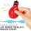 2 Pcs Whistle Loud Emergency Referee Whistle Hand Whistle for Referees 3