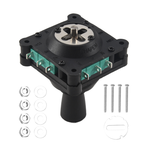 Joystick Switch AC 240V 5A 4NO 4NC Momentary 2.5mm Fixing Thread 2