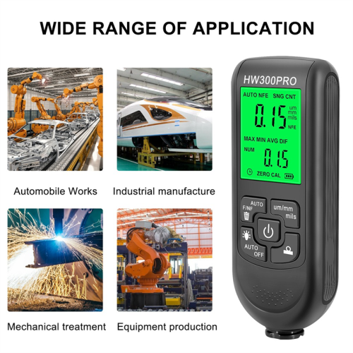 Digital Backlight LCD Film Thickness Meter Car Paint Tester Coating Ga 2