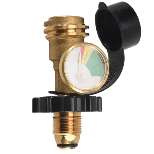 Universal propantankadapter med måler konverterer QCC1/Type 1 niveau I 1