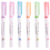 6 Piece Curve Highlighter Set with Different Shape Tip Pens, Colorful 1