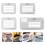 4Pcs Template Ruler Guide Envelope Addressing Guide Stencil Ruler for 6