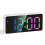 Rainbow Colored LED Digital Alarm Clock,Snooze, Adjustable Volume, Eas 1