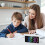 Rainbow Colored LED Digital Alarm Clock,Snooze, Adjustable Volume, Eas 3