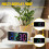 Rainbow Colored LED Digital Alarm Clock,Snooze, Adjustable Volume, Eas 6