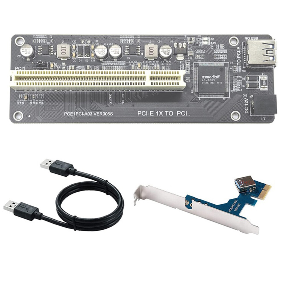 Pci-E To Pci Expansion Adapter Card Asm1083 Support Capture Card Sound 4851282149736