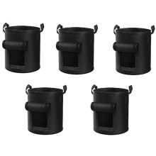 5-pack 10 gallon aardappelgroeizak, stevige zakken voor het telen van aardappelen