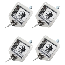 4Pack Stainless Steel Car Trailer Door Latch T-Handle Locking Trailer
