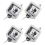 4Pack Stainless Steel Car Trailer Door Latch T-Handle Locking Trailer 2