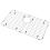 Kitchen Sink Grid Bottom Grid,Stainless Steel and Protectors for with 2