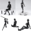 PVC Model with Box Drawing Figure Models for Artists(Female+Male,Blac 4
