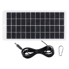 5W 12V solpanel polysiliciumpaneler udendørs solbatterioplader Po