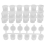 5 Strips 30 Pots Empty Paint Cup Pots, 10Ml/ 0.35Oz Mini Pot Clear Pla 2