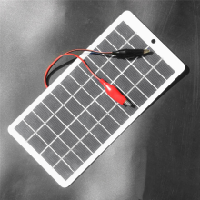 5W 12V solpanel polysiliciumpaneler udendørs solbatterioplader Po