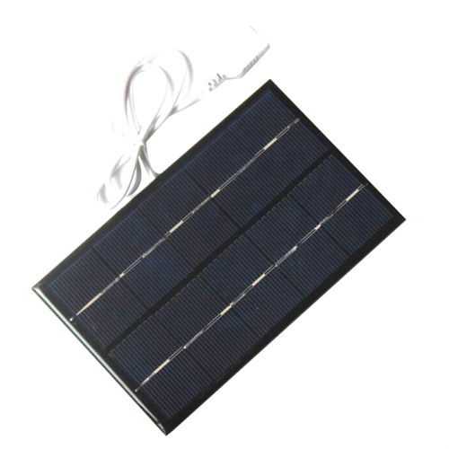 2W 5V solpanel USB batterioplader udendørs bærbar til mobiltelefon 2