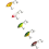 Ensemble de leurres de pêche Topwater Baits avec tracteur flottant à queue rotative P 3