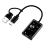 Placă de sunet externă USB 2.0 tip C adaptor microfon stereo Profesionist 4