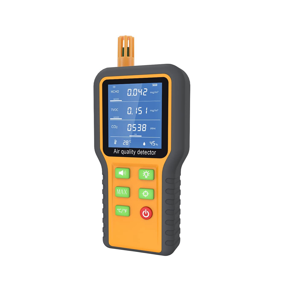 Typecat Air Quality Monitor Co2 Formaldehyde Detector Tvoc/Temp./Humidity Indo