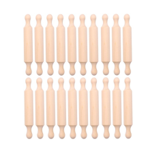 7In Wooden Mini Rolling Pin Long Kitchen Baking Small Dough for Childr
