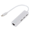 TYPEC TO USB2.0 100GbE Network Card Hub Lan Rj45 Ethernet Network Adap 7