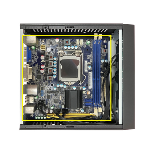 M09 HTPC Host Mini ITX Υπολογιστής Πλαίσιο Τροφοδοτικό DC Βιομηχανική Συνεργασία 2