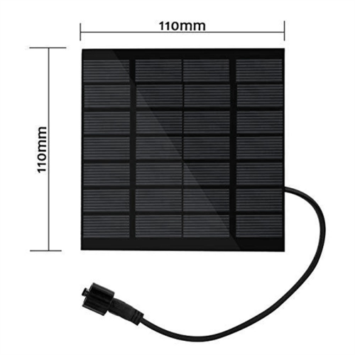 Solvattenpump Solpanel Fontänpump Pool Damm Trädgård Vattenspridare 1