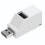 Bærbar Multi-Interface Hub Splitter USB3.0 High Speed Hub Hvid 4