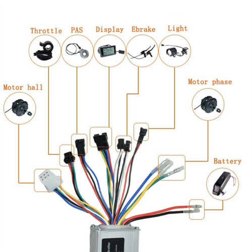 48V 14A 250W/350W Lithium Battery Assisted Folding Car Modified Electr 2