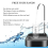 2-i-1 bærbar elektrisk vannflaskedispenser for 5 gallon og universal 5