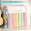 Scrapbook Paper Storage Organizer with 60 Sticky Index Tabs, 10 Pack P 4