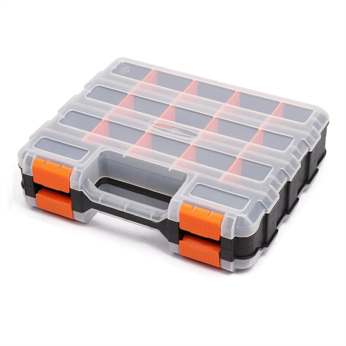 Double Sided Tool Organizer Hardware Tool Accessory Box Parts Box Tool 1