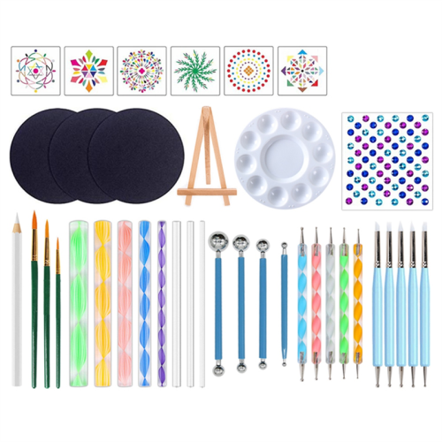 38Pcs Mandala Dotting Tools Painting Kit - Dot Paint Stencils Tool Set 1
