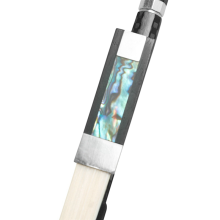 Violin Bow 4/4 Composite Flower Carbon Fiber Pure Horsetail Carved Plu