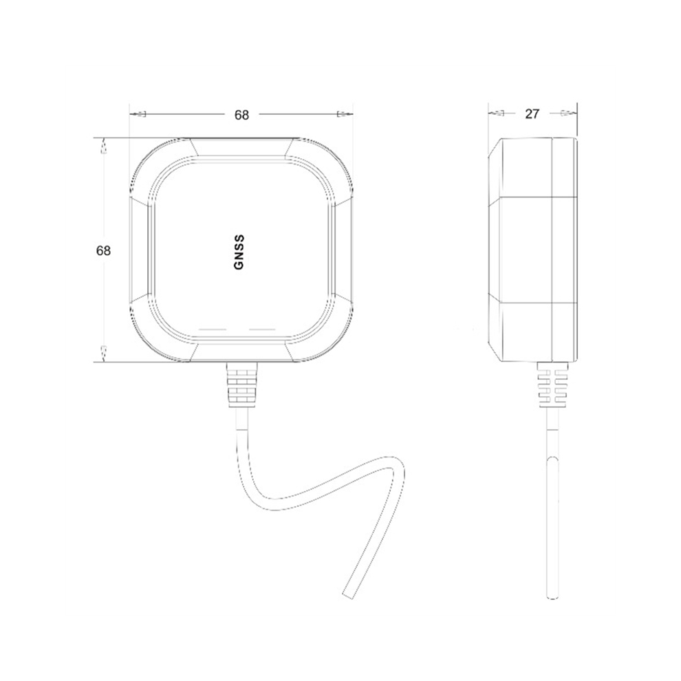 Topgnss HøJpræCisions Gnss-Antenne, Rtk Gps-Antenne, UAV-UGV HøJpræCision-image