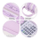 Grid Mesh Pencil Case 2 Compartment Pen Bag Clear Pencil Pouch Transpa 7