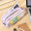 Grid Mesh Pencil Case 2 Compartment Pen Bag Clear Pencil Pouch Transpa 10