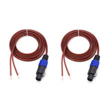 stuks Speakon luidsprekerkabel met open uiteinde, naar audiokabel versterker