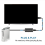 Convertitore da Scart a HDMI, convertitore audio, adattatore video per decoder via cavo 6