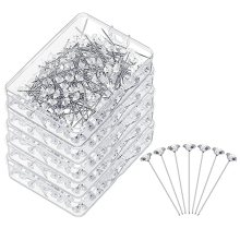 1000 stk. corsage boutonniere nåle 1,5 tommer buket blomster diamant rhin