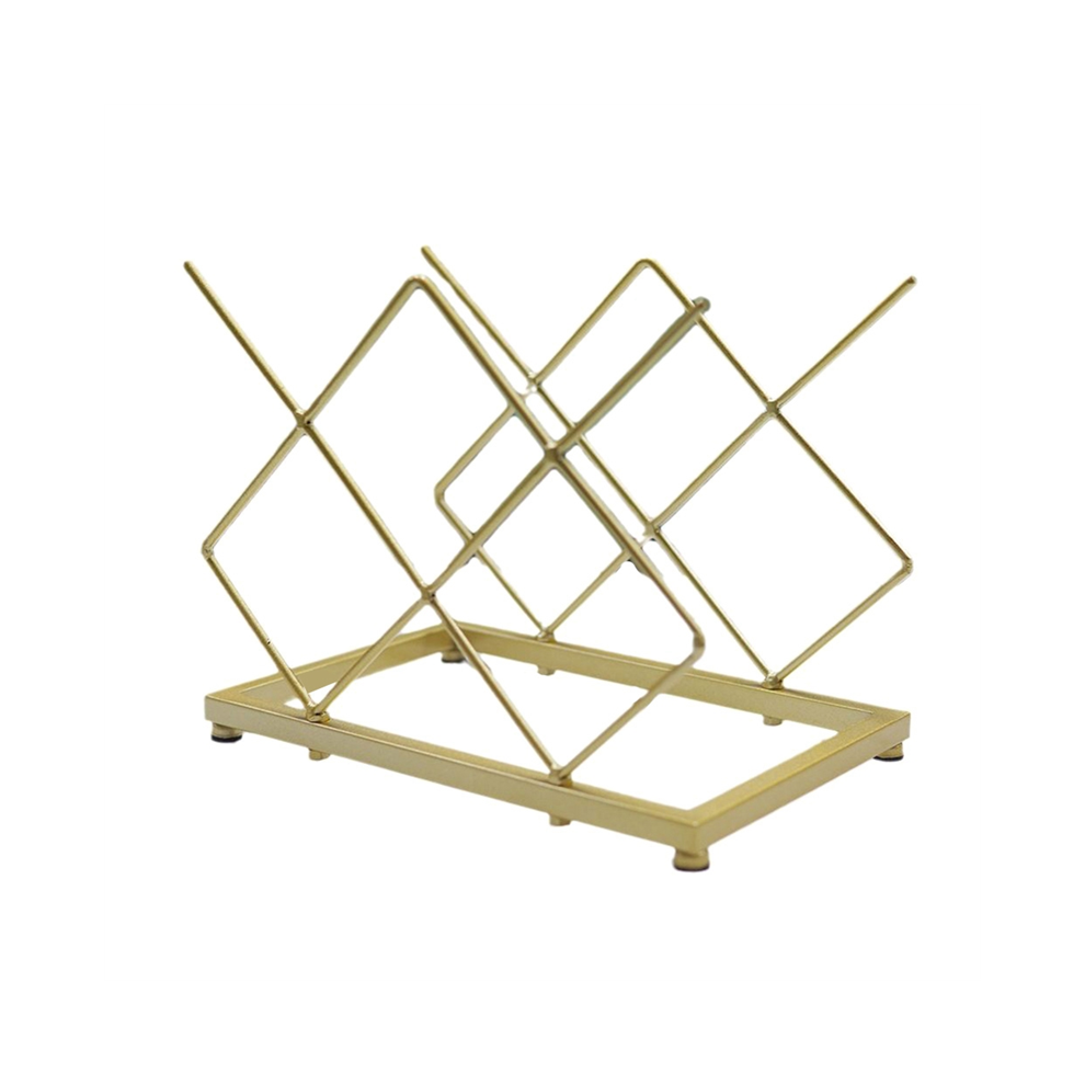 Casier à vin en fer forgé doré pour la maison, rangement de vin, ornements de casier à vin