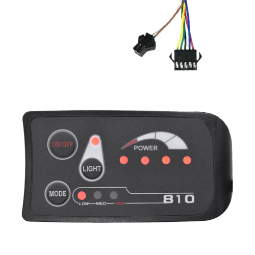 S810 Οθόνη LED μετρητή ηλεκτρικού ποδηλάτου IP65 36V UART για ηλεκτρικό ποδήλατο 1