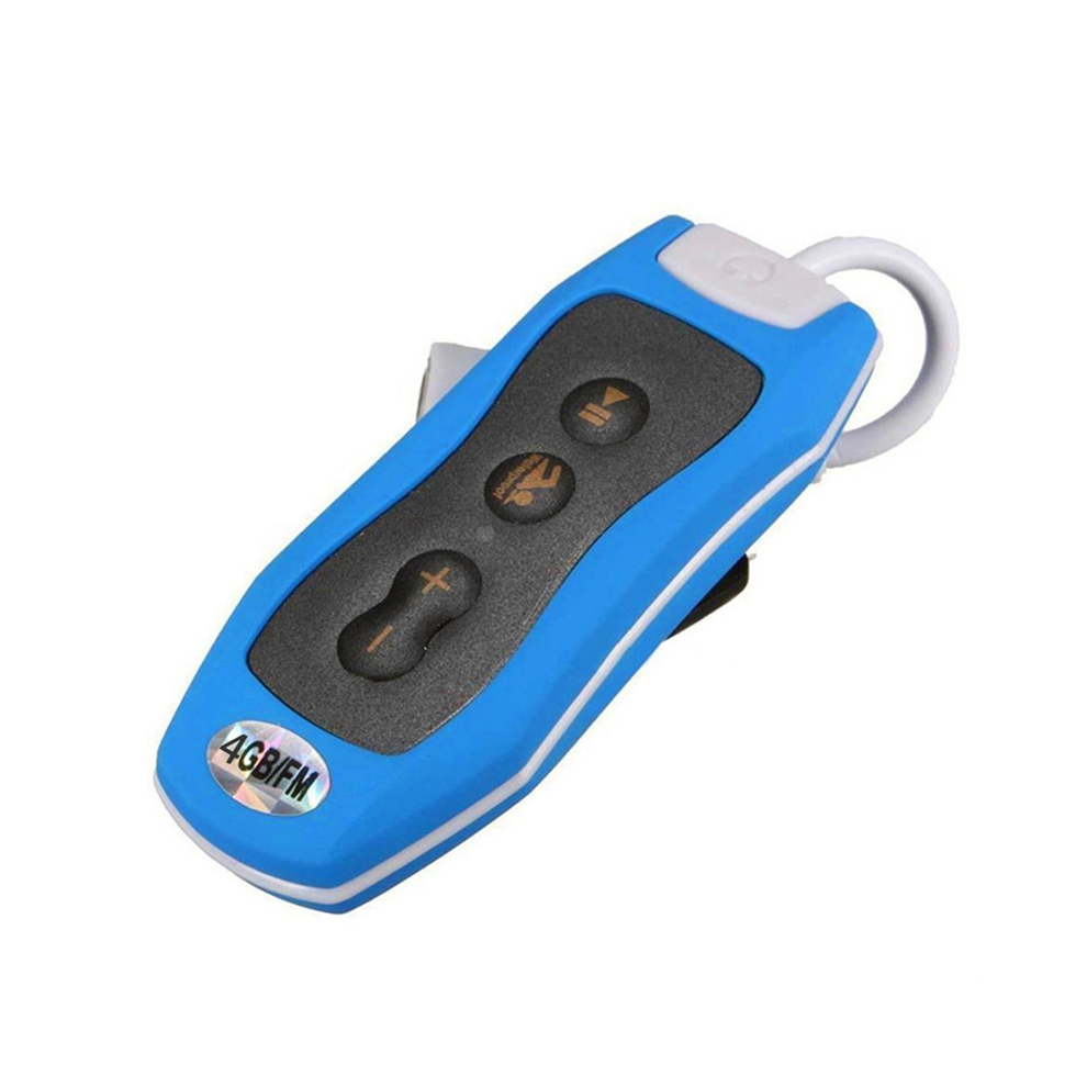 VíZáLló IPX8 Csiptető MP3 LejáTszó Fm RáDió Sztereó HangzáS ÚSzáS BúVáRkodáS-image