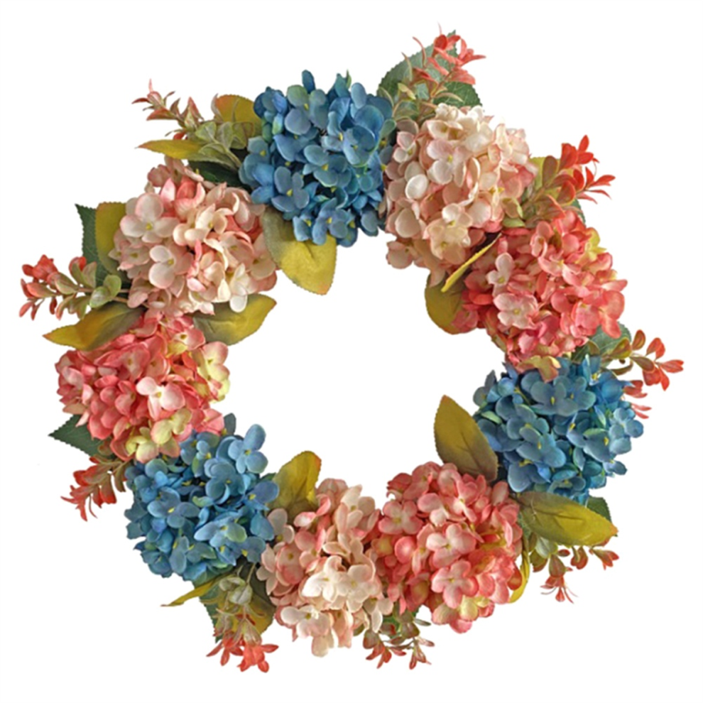 Coronas De OtoñO Para Puerta De Entrada, Corona De Hortensias Para Pared, Ventana, Fiesta.-image