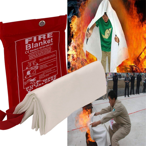 Fire Blanket Fiberglass Fire Emergency Blanket Flame Retardant Blanket 2