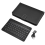 Bluetooth Mini Wireless Keyboard with PU Leather Case for Smartphone T 3