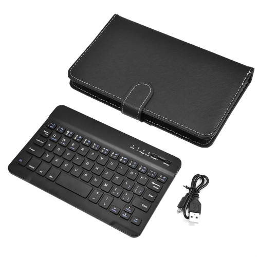 Bluetooth Mini Wireless Keyboard with PU Leather Case for Smartphone T 2