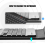 Bluetooth Mini Wireless Keyboard with PU Leather Case for Smartphone T 7