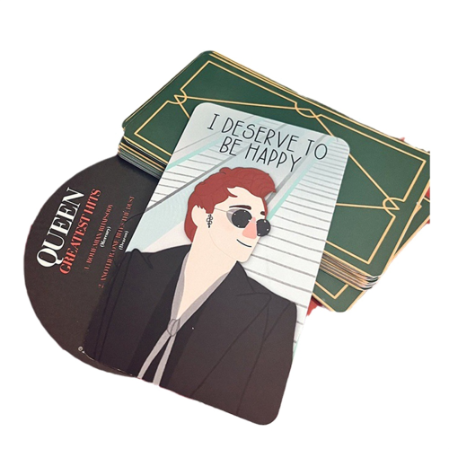 Good Omens Affirmation Deck, 20PCS Good Omens Affirmation Cards for Wo