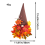 Fall Wreath for Door Decor,Fall Sign with Maple Leaf Fairy for Autumn 5