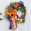 Thanksgiving Day Wreath Artificial Flower Wreath Door Front Garland Fa 3